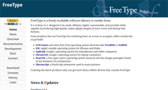 Desktop Screenshot of freetype.org